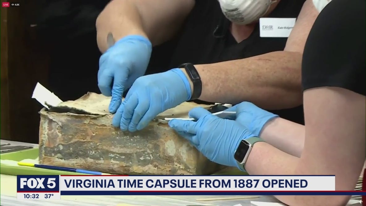 Time capsule opened after 130 years